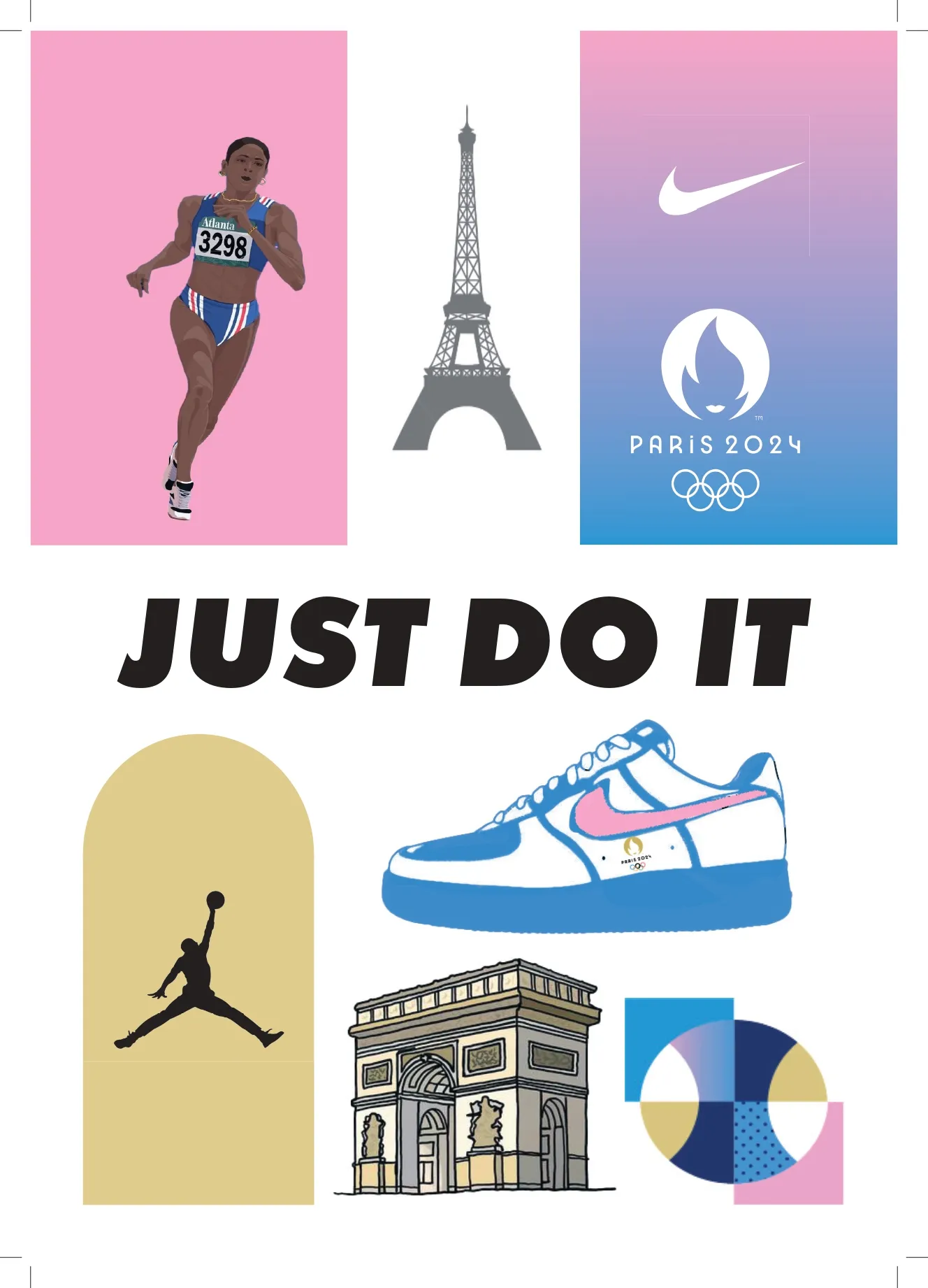 Annonce presse Nike Paris 2024